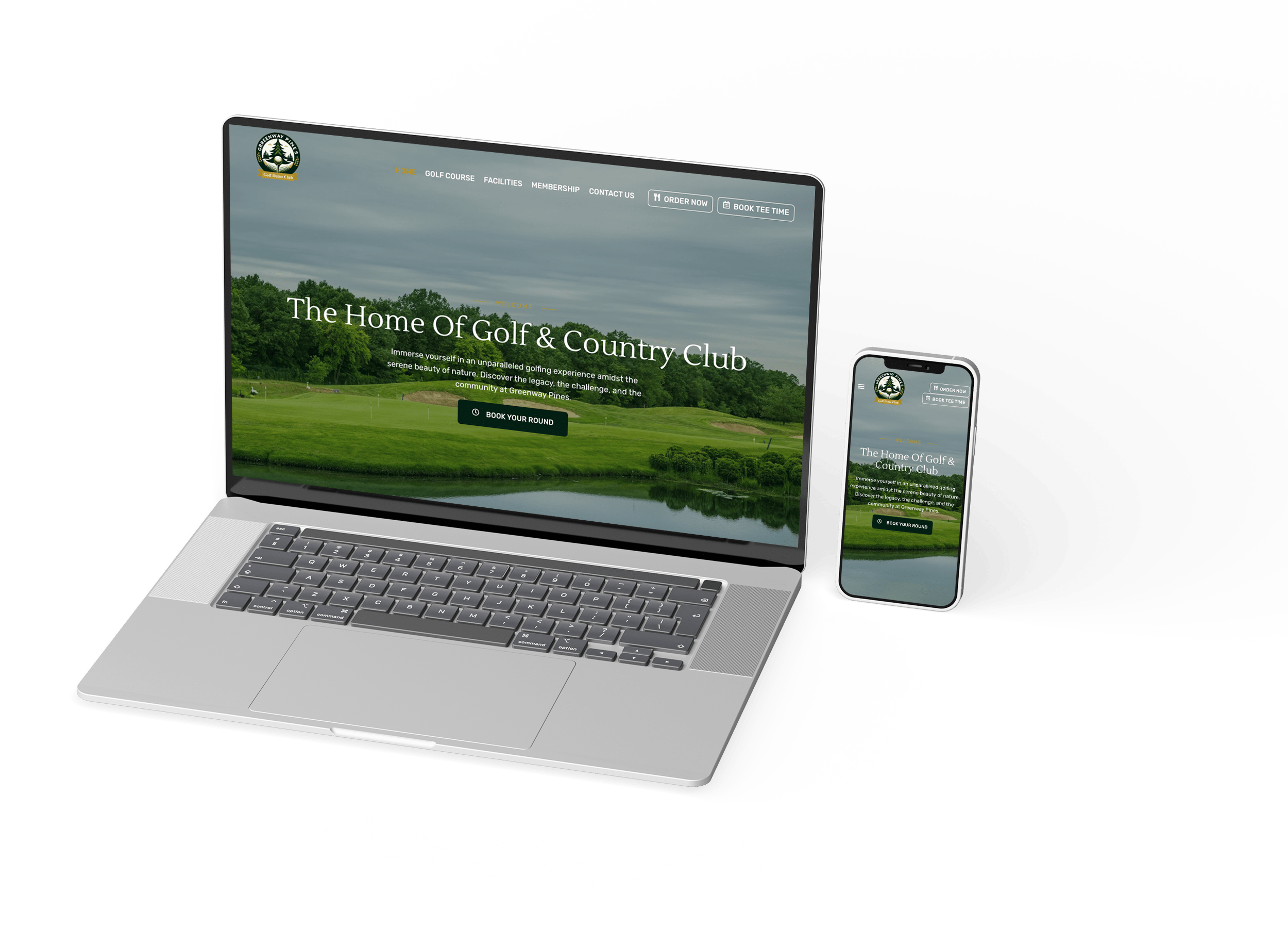 A Golfcourse Website